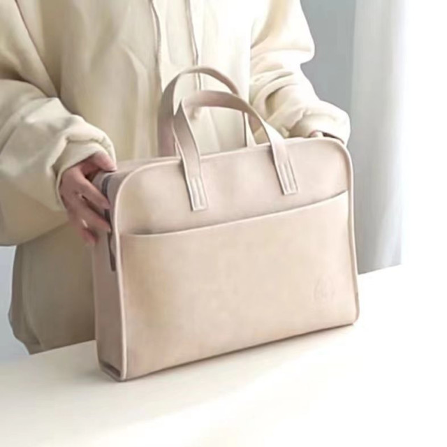 好看的電腦包防摔防震加厚手提單肩斜挎適用於蘋果筆記本簡約