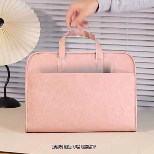 好看的電腦包防摔防震加厚手提單肩斜挎適用於蘋果筆記本簡約