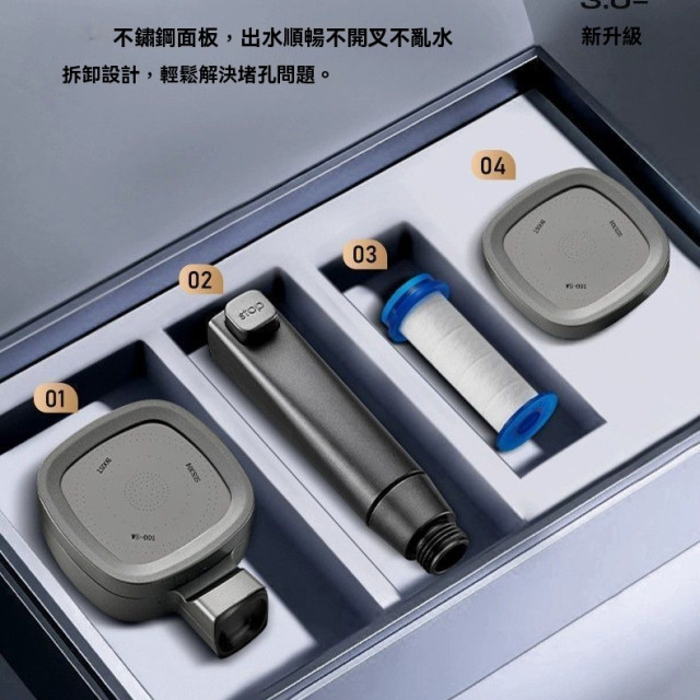 餘貓增壓花灑噴頭超強加壓浴室洗澡淋雨噴淋淋浴套裝