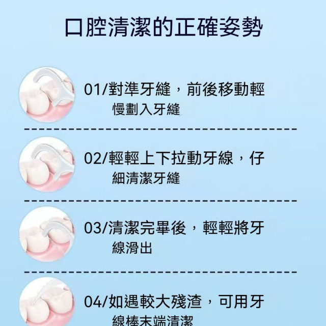 進口高檔牙線棒超細剔牙家庭裝成人一次性牙線