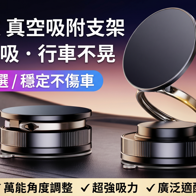 連車都拉得動！LINE社群爆款：加大底盤強效磁吸車架（新型3M膠貼/行車超安穩）